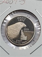 2007-S Clad Proof Washington State Quarter