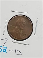 Better Grade 1952-D Wheat Penny