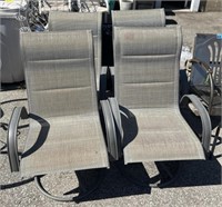 (E) 4  Patio Chairs
