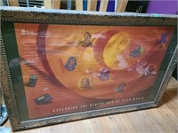 Framed Texas Instruments Poster