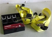 3 New & 2 Used Ratchet Straps