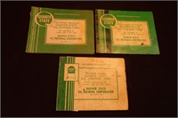 Lot of 3  Quaker State Oil Change Tabs Booklets