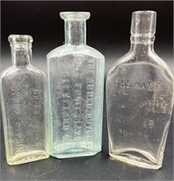 3 Antique Medicine Bottles 1 St Joseph
