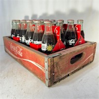 Coca Cola Crate and Full Coca Cola Bottles