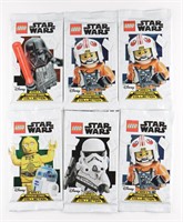 (6) X SEALED LEGO STAR WARS CARD PACKS