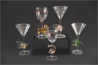 Extremely Delicate Blown Glass Ornament Stemware