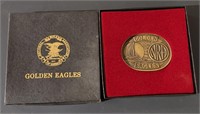 Special Edition Golden Eagles NRA Belt Buckle