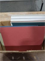 Box of assorted picture frame matting, all c