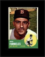 1963 Topps #28 Mike Fornieles EX to EX-MT+