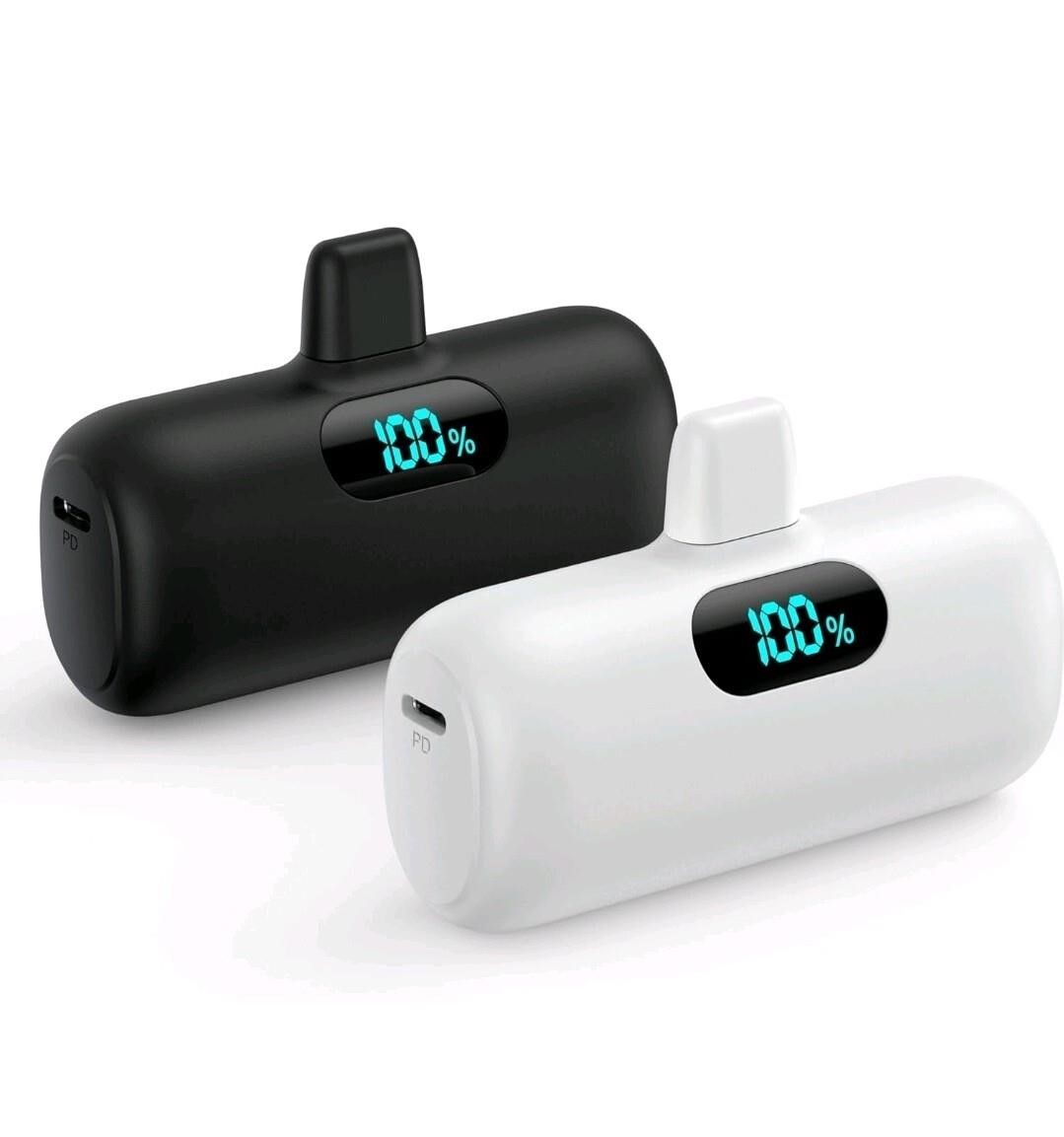 [2 Pack]Mini Portable Charger