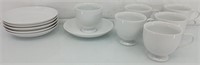 12 pc Mikasa coffee cups and saucers