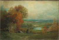Signed Earl Stouter- Landscape Oil on Canvas