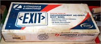 New Lithonia Lighting Electric Exit Sign