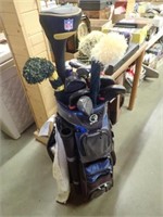 MG Golf Bag w/ Clubs, Tees, Towels, Ladies Shoes