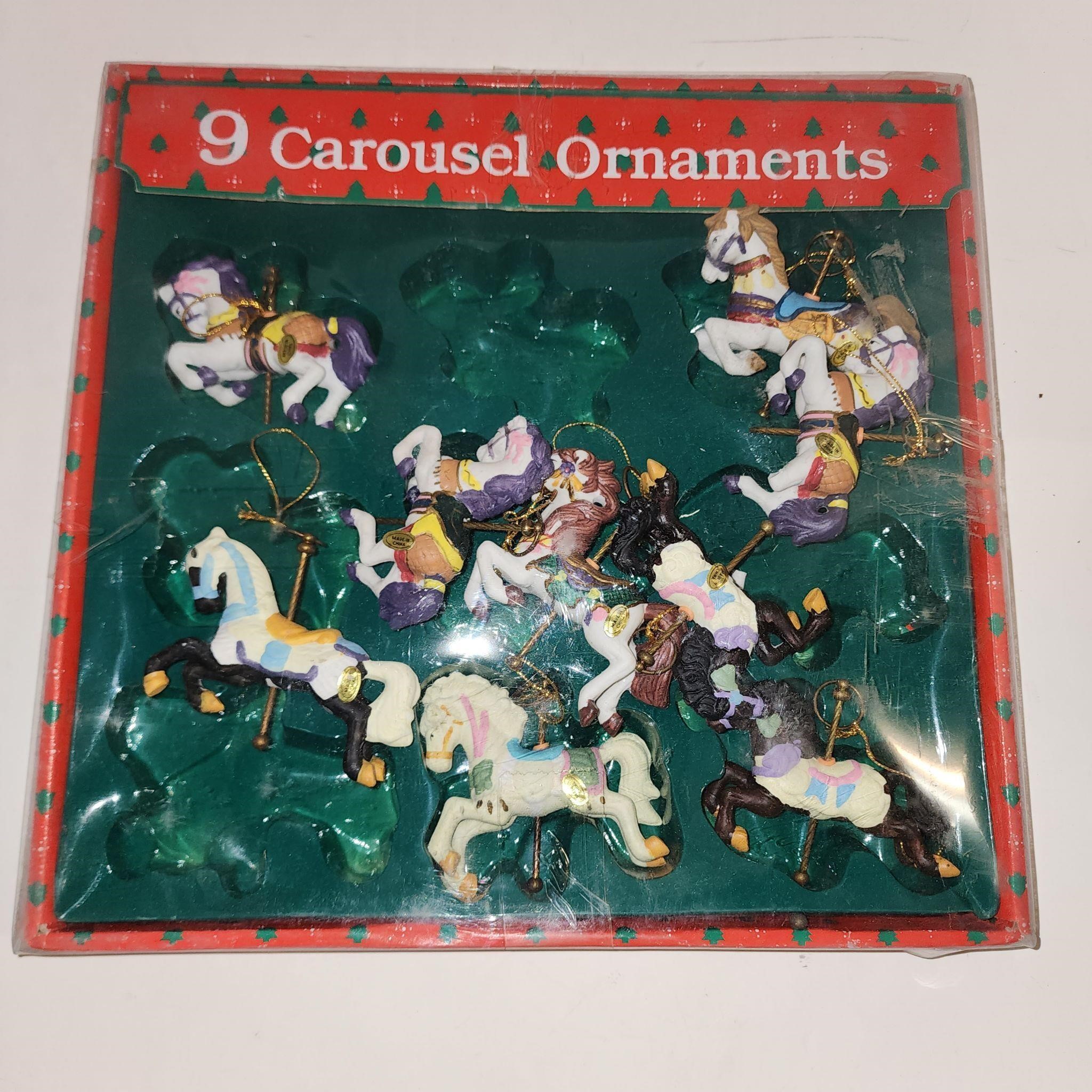 Vintage Carousel Ornaments