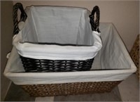 Baskets W/ Fabric Liners