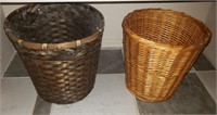 Wicker Trash Cans