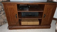 Tv cabinet and contents