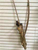 AUTHENTIC TRIBAL HUNTING KIT WITH BOWS, ARROWS & S