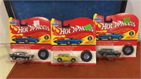 3 Hot wheels New on card vintage collection