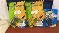 2 Bart Simpson Hot wheel cars New on card and 1