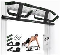KAKICLAY 2023 Upgrade Multi-Grip Pull Up Bar with