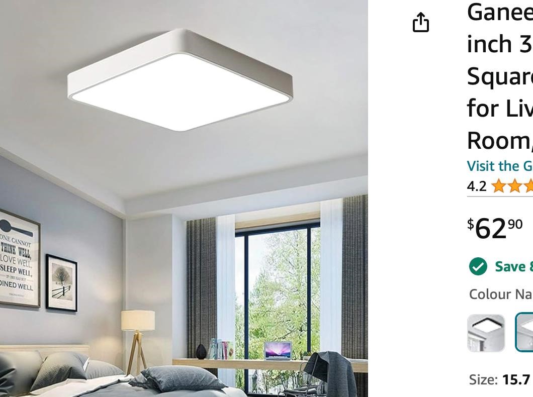 Ganeed LED Flush Mount Ceiling Light