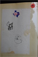 Autographs on Texas Rangers Letterhead