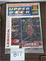 Upper Deck Magazine with Lebron James Card