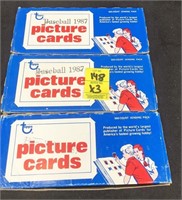 1987 topps Picture Baseball Cards Box