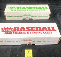 fleer Factory Seal Baseball Cards Box