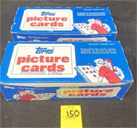 1991 & 1992 Topps Picture Baseball Cards Box