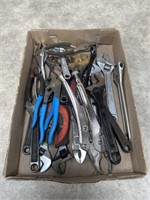 Assortment of Wrenches and Pliers