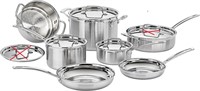 Cuisinart 10-Pc Stainless Cookware