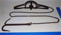 LIVESTOCK PROTECTION WOLF TRAP & DRAG CHAIN