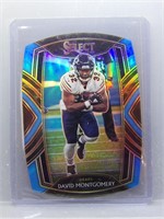 David Montgomery 2020 Select Blue Die Cut