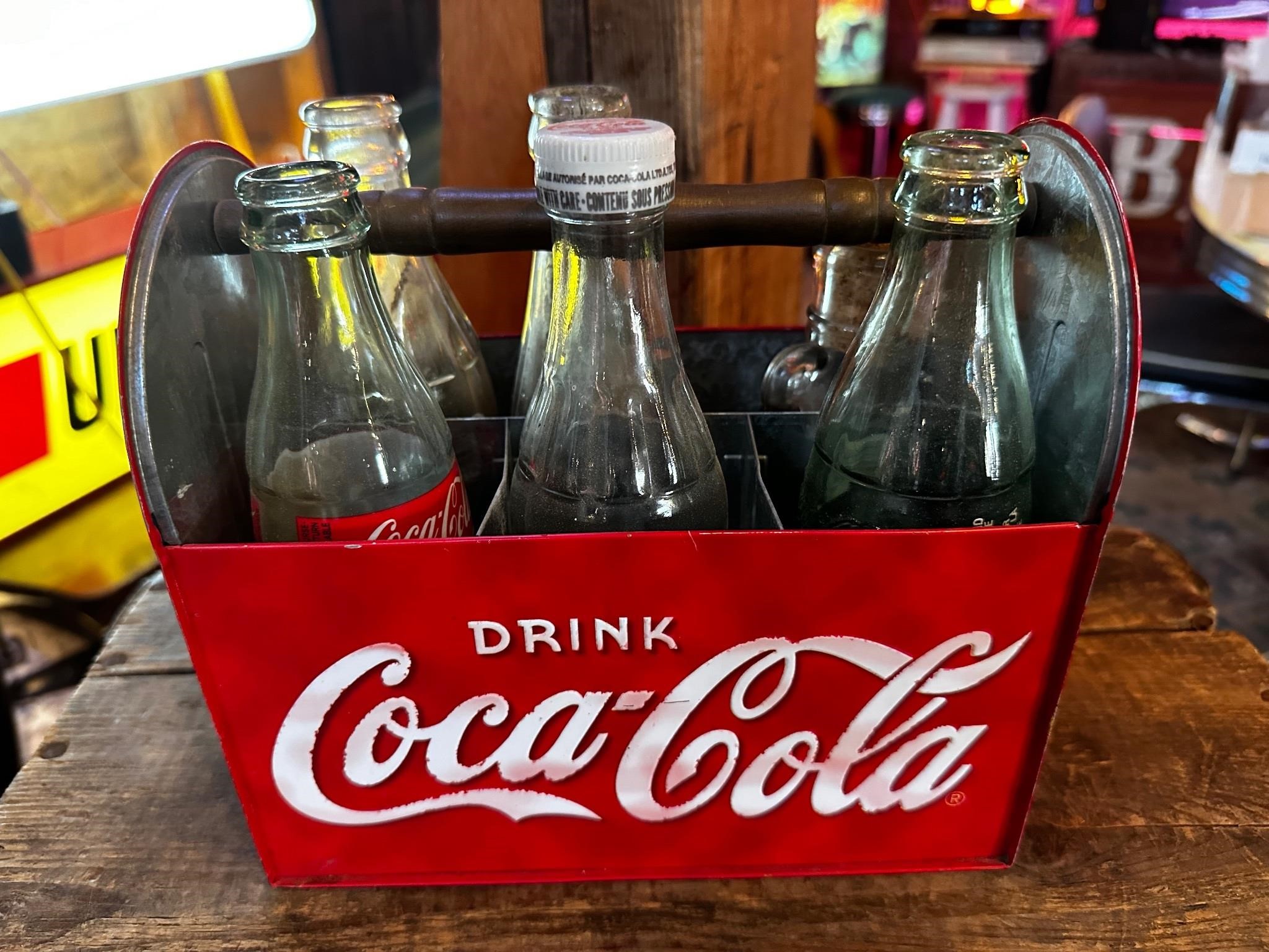 Old Coca-Cola Case w/Bottles