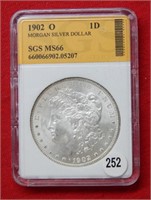 1902 O Morgan Silver Dollar    ***