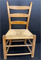 Antique Slat Back Chair - Handcrafted