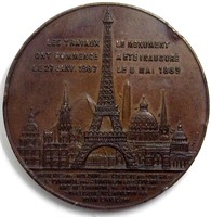 1889 Medal La Tour Eiffel France