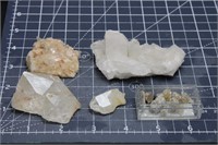 5 Quartz Crystals set, Estate