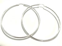 Sterling Silver Hoop Earrings