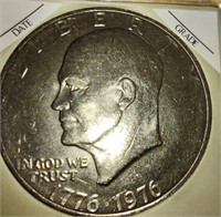 1776-1976 Ike Silver Dollar