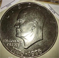 1776-1976 Ike Silver Dollar