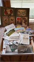Vintage Postcards, Scapbook of Vintage Greeting Ca