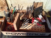Drill Bits, Safety Glasses, Misc Items