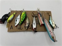 Nine Fishing Lures A