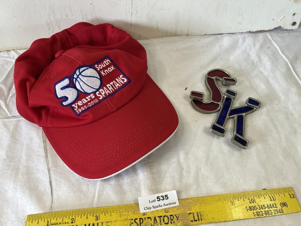 South Knox Spartans 50 Anniversary Hat & Vintage