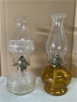 Pair of Vintage Oil  Lamps