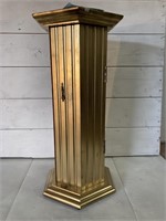 Gilt Gold Plant Stand with Storage